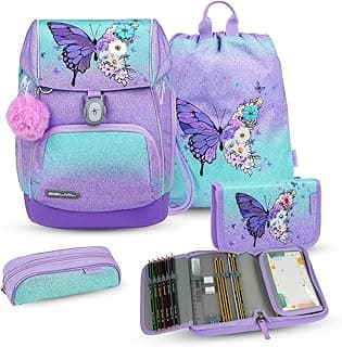 Belmil Premium Comfy Plus ergonomisches Schulranzen Set 5 - teilig, für kleine Kinder/Erstklässler - STAEDTLER, Brustgurt, Hüftgurt, Magnetverschluss (405-73/P/S) - Top Deal