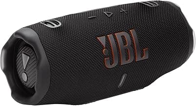 JBL Charge 6, tragbarer Bluetooth-Lautsprecher, 28 Stunden Akkulaufzeit, IP68 wasserdicht, Staub- und stoßfest, JBL Pro Sound mit AI Sound Boost, Auracast Multi-Speaker, Schwarz - Amazon Angebot