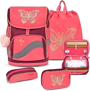 Belmil Smarty Plus Premium Schulranzen Set 405-51/P/S (Coral 2) - Stark reduziert