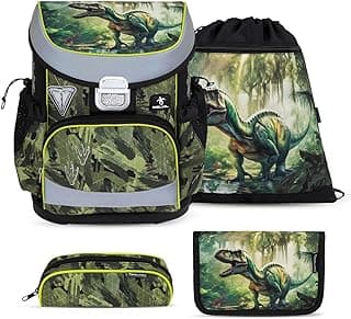 Belmil Mini-Fit Schulranzen Set 4 -teilig (405-33/AG/S) (Lost World 2) - Top Deal