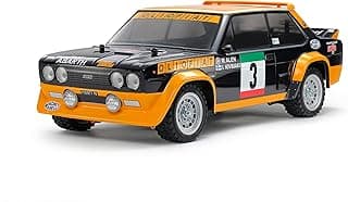 Tamiya 58723 1:10 RC FIAT 131 Abarth Olio FIAT MF-01X - ferngesteuertes Auto, Fahrzeug, Modellbau, Zusammenbauen, Hobby, RC Bausatz, unlackiert - Amazon Angebot