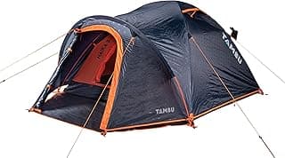 TAMBU HAIKA Kuppelzelt 3 Personen | Leicht, Nachhaltig, Mit Apside & Bodenplane, Wasserdicht, Für Trekking, Festivals & Outdoor - Details ansehen