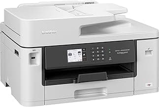 Brother MFC-J5340DWE EcoPro 4-in-1 Farbtintenstrahl-Multifunktionsgerät (250 Blatt Papierkassette, Drucker, Scanner, Kopierer, Fax), hellgrau - Details ansehen