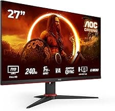 AOC Gaming 27G2ZNE - 27 Zoll Full HD Monitor, 240 Hz, 0,5 ms MPRT, FreeSync Prem. (1920x1080, HDMI 1.4, DisplayPort 1.2) schwarz/rot - Amazon Angebot