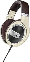 Sennheiser HD 599 Kopfhörer mit offenem Over-Ear Design mit außergewöhnlicher Klangqualität und geringer Verzerrung - Audiophile Ohrhörer mit austauschbaren Ohrpolstern, matt-ivory - Details ansehen