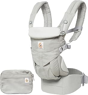 Ergobaby Omni 360 4-Positionen Babytrage für Neugeborene ab Geburt bis 20kg, 4-in-1 Kindertrage Tragesystem, Pearl Grey - Jetzt günstig kaufen