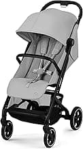 Cybex Gold Kinderwagen Beezy mit One-Pull Harness, Ab Geburt bis ca. 4 Jahre (max. 22 kg), Kompakt und ergonomisch, Fog Grey (Hellgrau mit schwarzem Rahmen) - Günstig online kaufen
