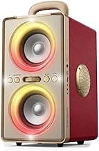 240W Musikbox Bluetooth Groß, kraftvoller, lauter Klang mit tiefen Bässen, 20H Akku,TWS-Funktion, Party Bluetooth Lautsprecher für Outdoor, Partys, Strand, Garten und Zuhause (Red) - Produktbild