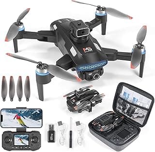 Drohne mit Kamera HD 4K,RC Faltbare FPV WiFi Live Ãœbertragung Drohne für Kinder Anfänger,2 Akku Lange Flugzeit,Headless Modus,Flugbahnflug,Hindernisvermeidung,One Key Start/Landen,Headless Modus - Details ansehen
