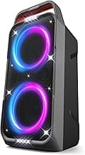 240W Party Bluetooth Lautsprecher, lautem Stereosound, Musikbox Bluetooth Groß Partybox, Natür Super Bass,20H Akku, LED-Lichtshow, BT5.3, Speaker TF/AUX/MIC&GTR für Party, Backyard - Produktbild