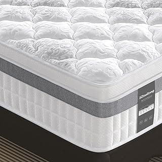 SZsuilong Matratze 90x200 cm H3 H4 Höhe 28cm, 7-Zonen Federkernmatratze Orthopädische Taschenfederkernmatratze mit Comfort Memory-Schaum Schicht, Öko-Tex Zertifiziert Rückenentlastende - Amazon Angebot