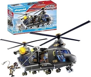 PLAYMOBIL City Action 71149 SWAT-Rettungshelikopter, detailreicher SWAT-Rettungshelikopter mit Licht- und Soundmodul, Spielzeug für Kinder ab 5 Jahren - Günstig online kaufen