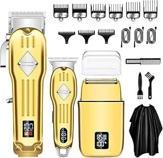 Haarschneider Herren, Barttrimmer & Haartrimmer & Elektrischer Folienrasierer Rasiererset, Haarschneidemaschinen Bartpflege-Set für Männer für Zuhause, Barbier - Produktbild