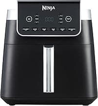 Ninja Air Fryer Heißluftfritteuse MAX PRO, 6,2L Airfryer, Antihaftbeschichtung, spülmaschinenfester Korb und Crisper Gittereinsatz, Fritteuse ohne Öl, digital, Kochen aus dem Gefrorenen, Grau, AF180EU - Günstig online kaufen