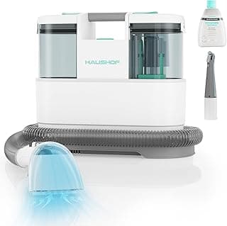 HAUSHOF StainZapper Pro Waschsauger Teppichreiniger, 450W 12kPa Polsterreiniger 1,5+0,8L mit Reinigungsmittel & Fugenbürste, Fleckenreiniger für Teppich, Sofa, Polster, Auto - Günstig online kaufen