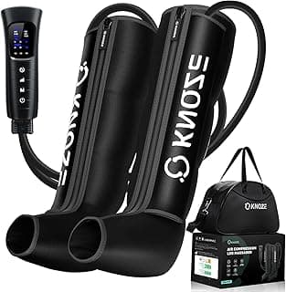 Beinmassagegerät zur Förderung der Durchblutung und Schmerzlinderung, Kompressionssystem zur schnellen Erholung von Füßen, Waden und Oberschenkeln, Linderung von Ödemen, Verringerung von Muskelkater - Details ansehen