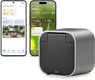 Eve Energy Outdoor (Matter): Smarte Außensteckdose, Feuchtraumsteckdose, IP44, Aufputz, Verbrauchsmessung, erfordert Thread Border Router, funktioniert mit Alexa, Apple Home, Google Home, SmartThings - Produktbild