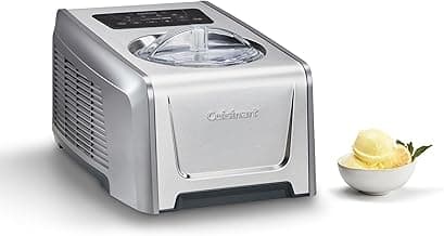 Cuisinart FreezeEase Pro – Selbstkühlende Eismaschine 4 Voreinstellungen | 14 Funktionen | Eiscreme, Sorbet, Frozen Yoghurt, Gelato Kein Vorkühlen nötig | Fertig in 40 Minuten | 90 Min Kühlhaltefunkt - Details ansehen