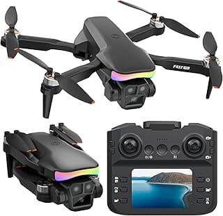 Fakjank F417PRO Drohne mit Kamera 1080P für Kinder und Erwachsene, Mini Drohne mit Bildschirm, Duale 90° Linse, LED, Optischer Fluss, Anfänger Drohne, Modularer Akku, Headless, 3D-Flip, Koffer - Amazon Angebot