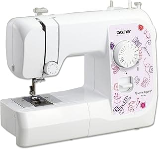 Brother KE14S Little Angel - Nähmaschine mit Fingerschutz (14 Stiche), Weiß, Rosa - Günstig online kaufen