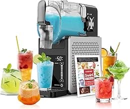Slush Maschine – 2,5 L Slushie Maschine, kein Eis nötig, mit LED-Display, 6 voreingestellte Programme für Margaritas, Frappés, Milchshakes, Ein-Knopf-Bedienung - Jetzt günstig kaufen