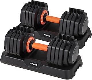HAUSPROFI Verstellbare Hanteln 5 in 1(11kg)/10 in 1(25kg), 1S Schnellverstellung Einstellbare Platzsparende Hantel, Hanteln Verstellbar mit Rutschfestem Griff, Gut für Zuhause Büro Fitnessstudio - Amazon Angebot