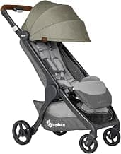 Ergobaby Metro+ Deluxe Kinderwagen Buggy mit Liegefunktion, Premium Kinder-Buggy ab Geburt bis 22kg, Zusammenklappbar und Autositz Kompatibel, höhenverstellbarer Lenker, Empire State Green - Super Angebot