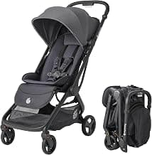 Ergobaby Metro3 Kinderwagen Buggy mit Liegefunktion, Baby-Buggy ab Geburt bis 22kg (0-4 Jahre), Zusammenklappbar und Autositz Kompatibel, höhenverstellbarer Griff, ergonomischer Sitz, Graphite Grey - Super Angebot