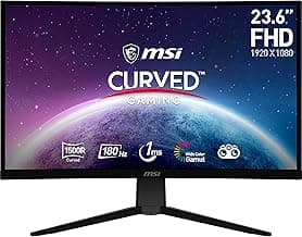 MSI G2422C 23,6 Zoll FHD Curved Gaming Monitor - 1500R 1920 x 1080 VA Panel, 180Hz / 1ms, Adaptive Sync - DP 1.2a, HDMI 2.0b CEC - Stark reduziert
