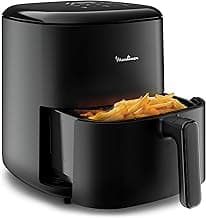 Moulinex Easy Fry Max 5L – Luftfritteuse für schnelles Kochen, Energieeinsparung bis zu 70%, intuitives Bedienfeld, 10 automatische Programme, bis zu 6 Personen, digitales Rezeptbuch, EZ2458 - Super Angebot
