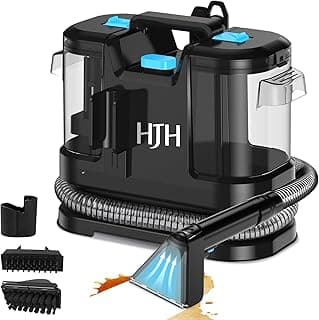 Polsterreiniger Gerät Nassauger, 450W 12kPa Teppichreiniger Waschsauger, Nasssauger Polsterreiniger, Kompakter Teppichreiniger und Textilreiniger – Waschsauger für Teppich, Polster Autositze & Sofa - Produktbild