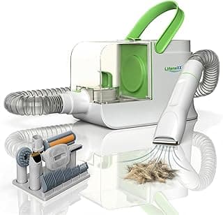 Lifenaxx Haustierpflege Set LX-052 – 6-in-1 Tierhaarschneider mit Vakuumfunktion, Trimmer, Schermaschine, Entfilzungsbürste, Massageaufsatz, HEPA-Filter, leise, für Hunde & Katzen - Top Deal