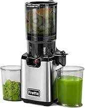 Fretta Entsafter Slow Juicer, Edelstahl Entsafter Gemüse und Obst Testsieger, 135MM Öffnung & 1,8L Juicer Machine mit Umkehrfunktion, Einfache Installation, Leicht zu Reinigen, 100% BPA Frei, 250W - Günstig online kaufen