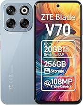 ZTE Blade V70-4G Smartphone - Dual-SIM - RAM 8 GB/Interner Speicher 256 GB - microSD Slot - 6.7 - 1600 x 720 Pixel (120 Hz) - Triple-Kamera 108 MP, 2 MP - Front Camera 16 MP - Sternenstaubgrau - Günstig online kaufen