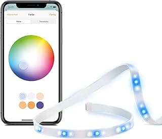 Eve Light Strip (Apple Home) – Smarter LED-Lichtstreifen, 2 m, weiß, Farbe (RGB), 1800 lm, dimmbar, selbstklebend, keine Bridge erforderlich, WiFi, WLAN, App-Steuerung - Produktbild