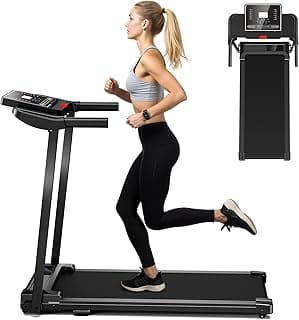 Laufband für Zuhause Walking Pad - Laufbänder Schreibtisch Foldable Treadmill for Home Klappbar Laufbänder Elektrisches Büro Laufpad Leise Klein 10Km/h Tretmühle Klappbares Kleines - Stark reduziert