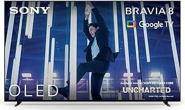 Sony BRAVIA 8 OLED 55 Zoll 4K HDR Google Smart TV | Gaming Features,IMAX Enhanced, Dolby Vision Atmos, Chromecast, Apple AirPlay, 120Hz 55XR80 - Produktbild