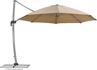 Schneider Sonnenschirm Rhodos Rondo, sand, 350 cm rund, 792-16, Gestell Aluminium, Bespannung Polyester, 22.4 kg - Jetzt günstig kaufen