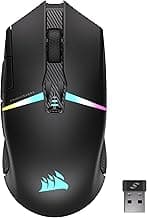 Corsair NIGHTSABRE RGB Wireless Gaming-Maus Für FPS, MOBA - 26.000 DPI - 11 Programmierbare Tasten - Bis zu 100 Stunden Akku - iCUE-Kompatibel - Schwarz - Top Deal