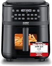 CASO AirFry & Steam 700 - Heißluftfritteuse und Dampfgarer - Testurteil: Sehr Gut, extra großes Korbvolumen 7 Liter, Dampfgarer & Airfryer, Fritteuse ohne Öl/Fett, Schwarz - Amazon Angebot