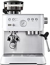 Solis Grind & Infuse Perfetta 1019 Siebträgermaschine - Kaffeemaschine mit Mahlwerk - Integrierte Zero Static Kaffeemühle - Espressomaschine mit Dampf- und Heißwasserfunktion - Edelstahl - Top Deal