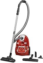 Rowenta Compact Power Staubsauger mit Beutel, 750 Watt, 3 L Staubvolumen, 2-in-1-Fugendüse, für alle Bodenarten, geringer Energieverbrauch, kompakt für die einfache Aufbewahrung, rot, RO3953 - Produktbild