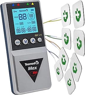 TESMED Max 830 TENS, EMS & Massagegerät, 4 Kanäle, Wiederaufladbar - Details ansehen