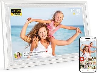 Frameo WLAN Digitaler Bilderrahmen 10,1 Zoll, HD 1280 * 800 IPS Touchscreen Elektronischer FotoRahmen mit 32GB Speicher, Auto Drehung, Einfache Weitergabe von Fotos Videos über Frameo App - Günstig online kaufen