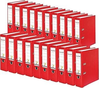 Original Falken 20er Pack PP-Color Kunststoff-Ordner. Made in Germany. 8 cm breit DIN A4 rot Ringordner Vegan Aktenordner Briefordner Büroordner Plastikordner Schlitzordner - Günstig online kaufen