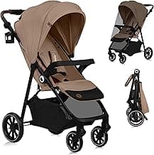 LIONELO EMMA ONE Buggy bis zu 22 kg von 6 m bis 4 Jahre Schwenkbare 360 Räder° Vollfederung Einhändig klappbar Verstellbare Rückenlehne und Fußstütze XXL-Verdeck UPF50+ - Produktbild