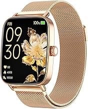 Smartwatch Damen Herren mit Telefonfunktion, 1,85 Fitnessuhr Smart Watch, 100+ Sportmodi Fitness Tracker mit Herzfrequenz/SpO2/Schlaf Monitor Schrittzähler, IP68 Wasserdicht Sportuhr für iOS Android - Günstig online kaufen