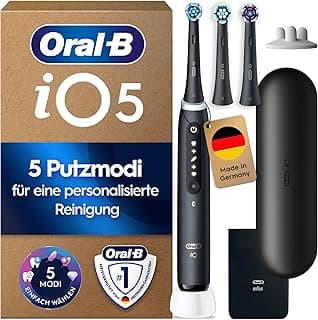 Oral-B iO Series 5 Elektrische Zahnbürste, Schwarz - Stark reduziert