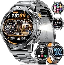 LIGE Smartwatch Herren-1000mAh Akku/1.53 HD Großes Display, Fitnessuhr mit Telefonfunktion,Herzfrequenz Schlafmonitor SpO2,123 Sportmodi, 3 Armbändern, IP68 Wasserdicht Fitnessuhr für Android iOS - Top Deal