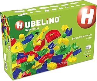 Hubelino 420381-128-teiliges Bahnelemente Set Kugelbahn, Kompatibel - Jetzt günstig kaufen